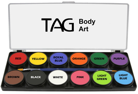 12 Colour Face Paint Palette