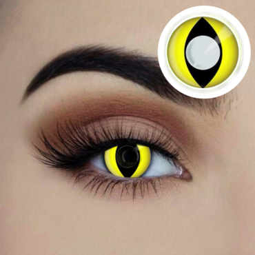 Yellow Cat Contact Lenses